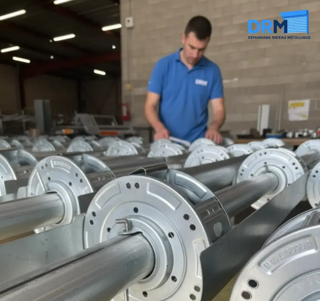 Fabrication rideau métallique sur-mesure commerce - Rennes - DRM